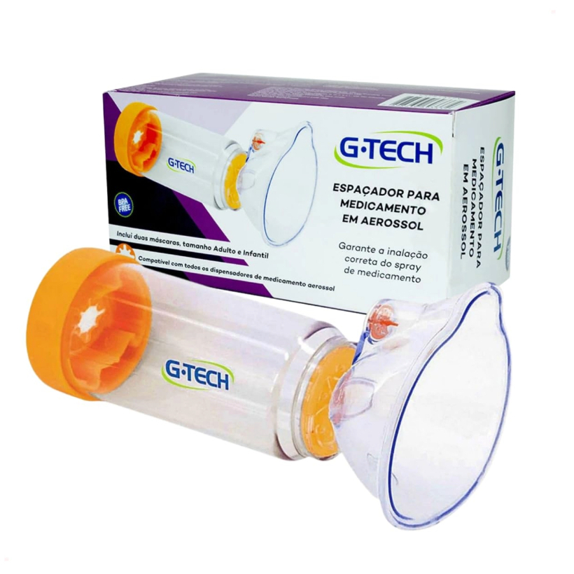 Espaçador Para Aerossol Clear G-tech Infantil