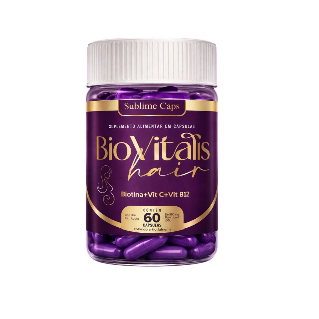 Sublime Hair Vitamina Capilar | Crescimento e Fortalecimento Da Bio Vitalis