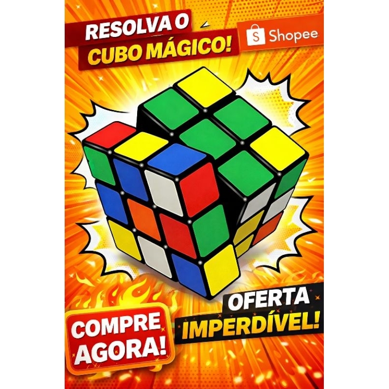 Cubo Magico 3x3x3 5,cm, Cubo, Ant Stress, Diversão, Profissional, Raciocino Para Todas Idades 3 A 100 Anos