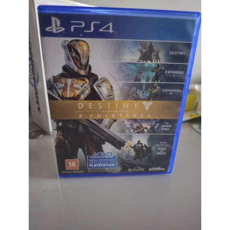 Jogo para PS4 PS5 usado mídia física Destiny a coletânea jogo precisa de assinatura psn