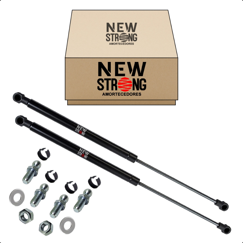 Kit amortecedores e parafusos para capô do Golf MK3 GL GLX GTI e VR6