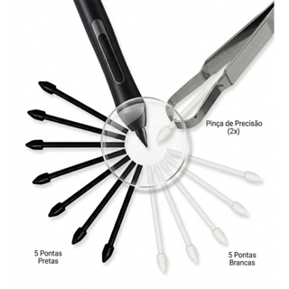 KIT 5 Pontas S Pen De Reposição + Extrator Samsung Galaxy Tab S7 S8 S9 S23 S24 Ultra em Oferta na Shopee