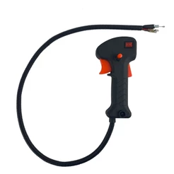 Punho de Comando Gatilho Acelerador Completo Tubo 19mm para Roçadeira a Gasolina Importada Carbon Fak