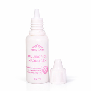 DILUIDOR DE MAQUIAGEM MISS LARY 15ml Recupera Potencializa Prolonga Make em Oferta na Shopee