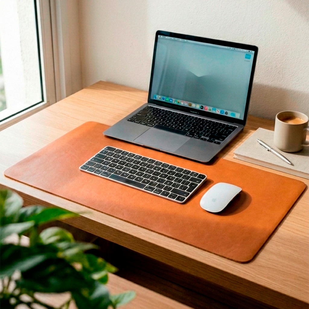 Mousepad 70x30 Mouse pad Grande Desk Ped Couro Notebook Deskpad Antiderrapante