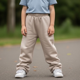 Calça de Moletom Infantil Peluciada com Caimento Reto Conforto, Qualidade e Estilo para o Dia a Dia em Oferta na Shopee