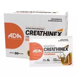Creatina Monohidratada 30 Sachês Creathinex Sabores Kiwi c/Hortelã /Laranja /Melancia