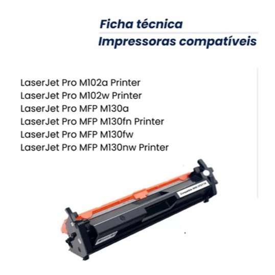 Toner Compativel 17a Cf217a 217a M102 M102a M102w M130 M130a TONER NOVO PREMIUM
