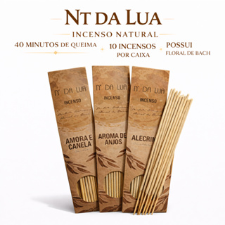Incenso Artesanal Natural Nectar da Lua Floral de Bach 10 Varetas Sem Carvão Vários Aromas em Oferta na Shopee