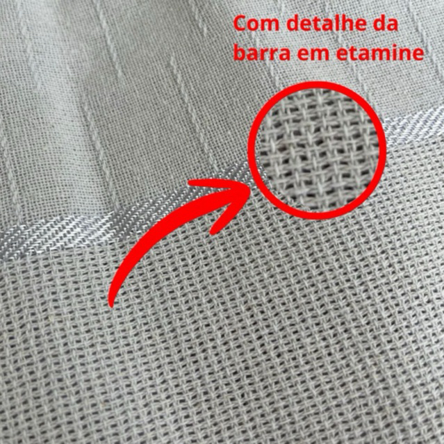 Kit 12 Panos De Prato Louça Barra Em Etamine Ideal Para Bordar Ponto Cruz