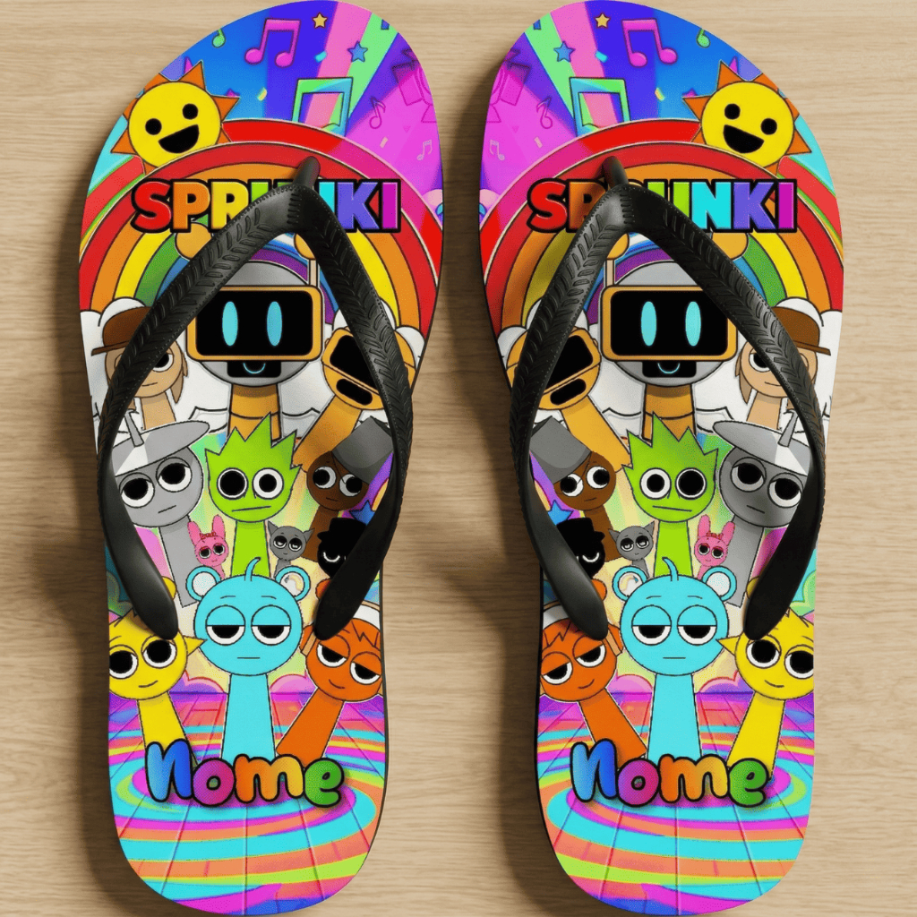 Chinelo Sprunk Song Personalizado COM NOME Adulto Infantil