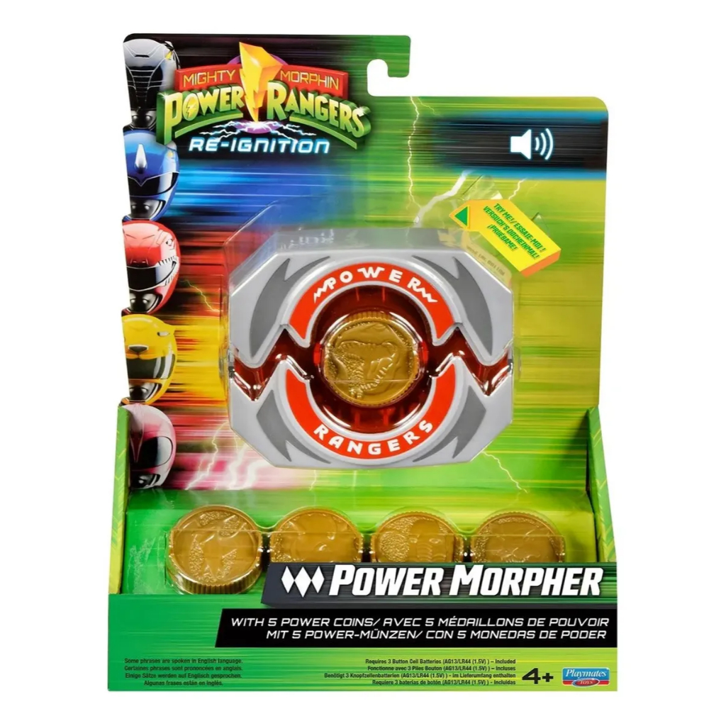 Power Rangers Morfador Com Moedas Som e Luz - Sunny 5186