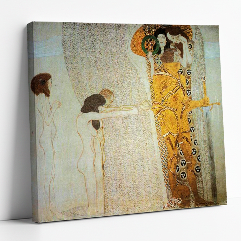 Quadro Decorativo. A Busca pela Felicidade — Friso de Beethoven