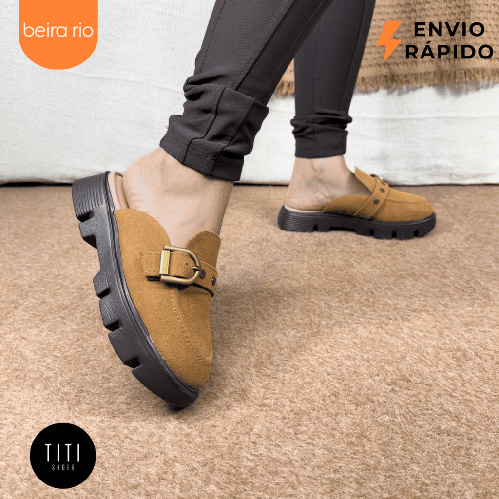 Mule Modare Original Feminino Ultraconforto Camurça Tratorado