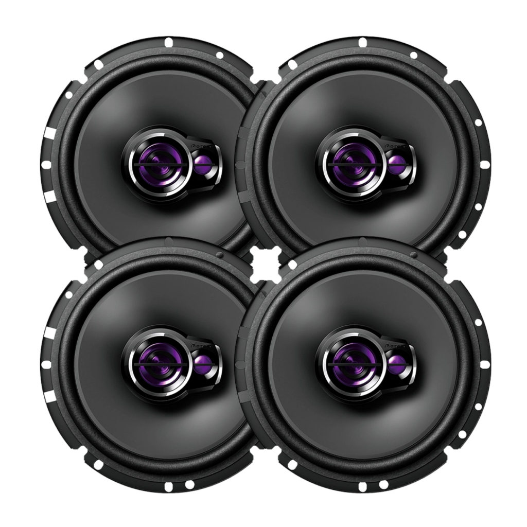 Kit 4 Alto Falantes Pioneer TS1760BR 6 Pol 200WRms 4Ohms