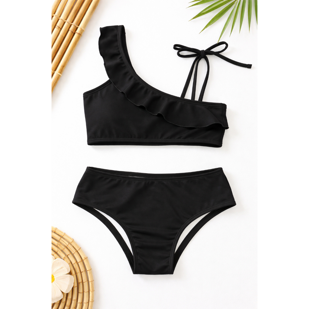 Biquíni Infantil Menina Moda Praia Conjunto Verão Proteção UV50+ Tamanho 2 ao 16