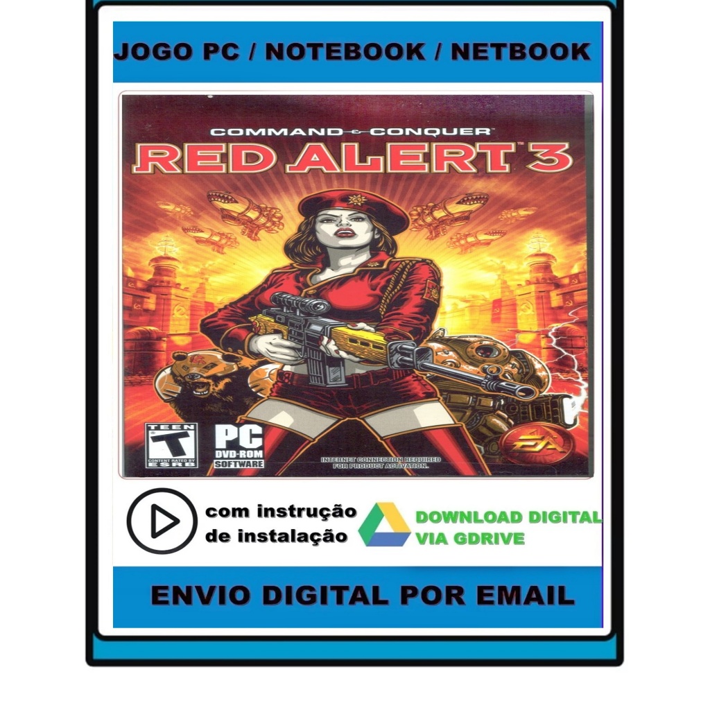 Command &  Conquer Red Alert 3 Complete - Pc