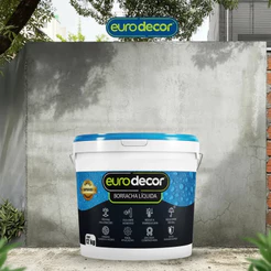 Borracha liquida18kg e 12kg Impermeabilizante Tinta Emborrachada Flexível Eurodecor