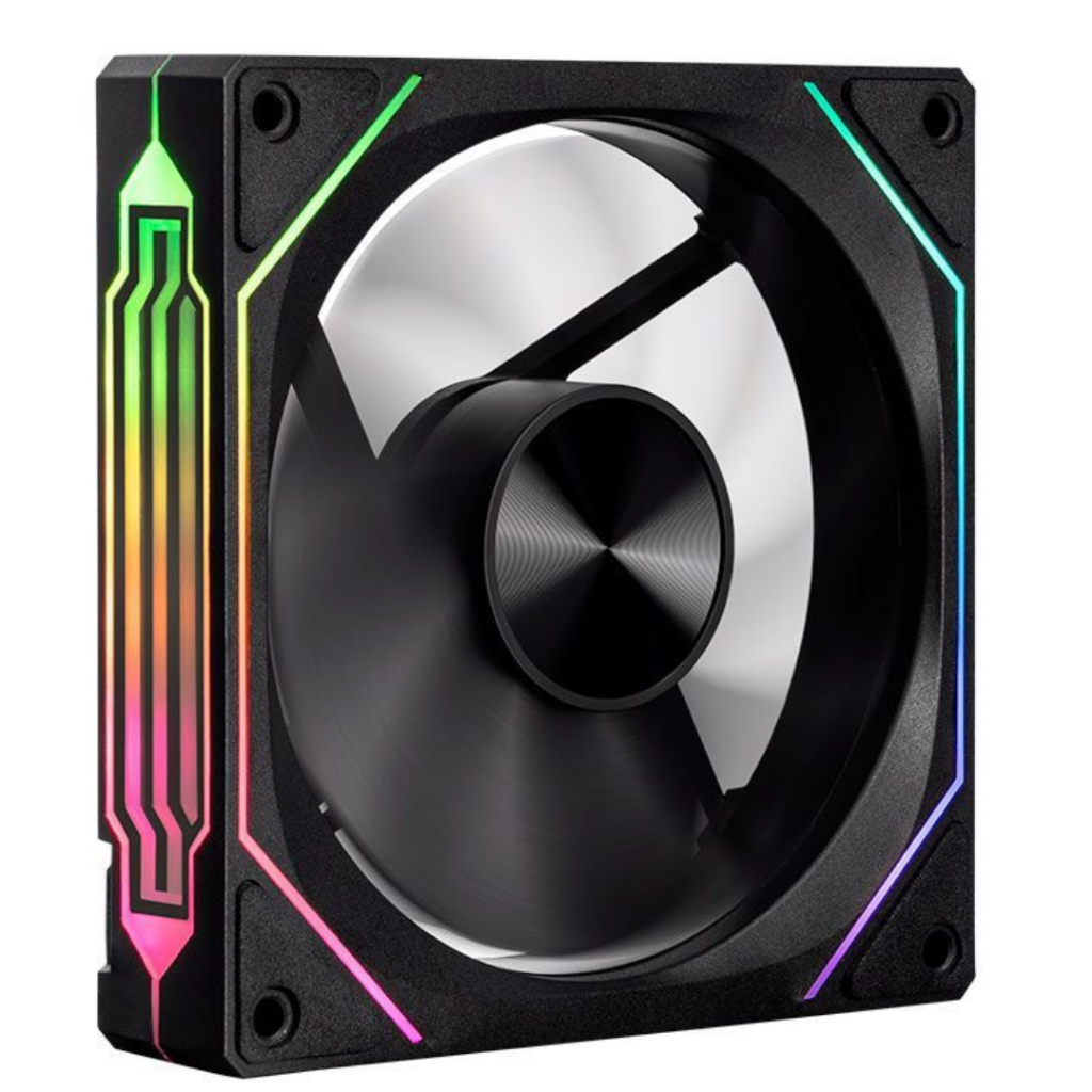 Cooler Fan Led Argb 120mm 3 Pinos 5V Fluxo de Ar 62 Cfm Ventoinha para Gabinete Pc Gamer