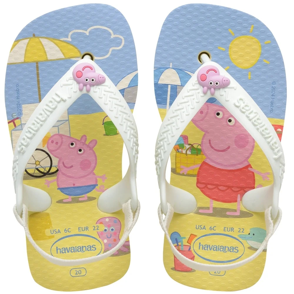 Chinelo Havaianas Baby Disney Classics com Elástico Bebê Estampado Original