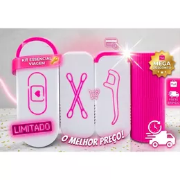 Kit viagem - Porta Curativos - Mini - Porta cotonete Estojo de Primeiros Socorros Portátil Para Viagem. | Porta Band Aid