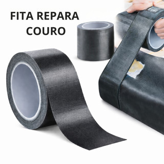 Kit De Reparo De Couro Fita Adesiva Preta Para Móveis , Sofás , Assentos De Carros , Cade…