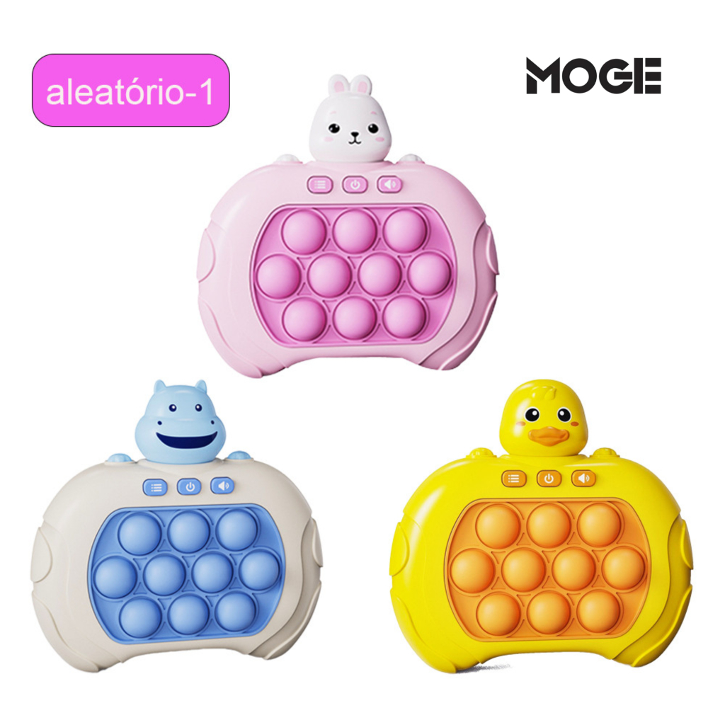 Brinquedo Pop It Fast Push Game | Anti Stress | Jogo Interativo | Luz e Som
