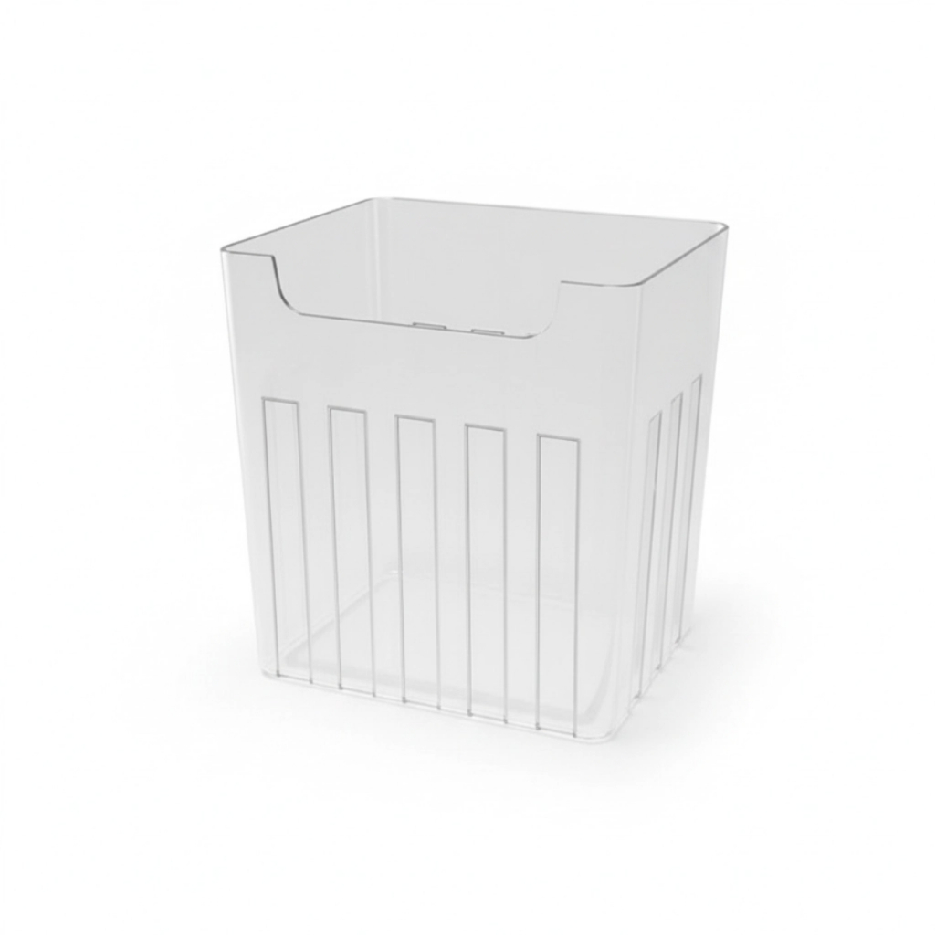 Organizador  Multiuso Plástico Fosco Kit 4 unidades 12alt x 11larg x 8 comp. para várias utilidades e ambientes.