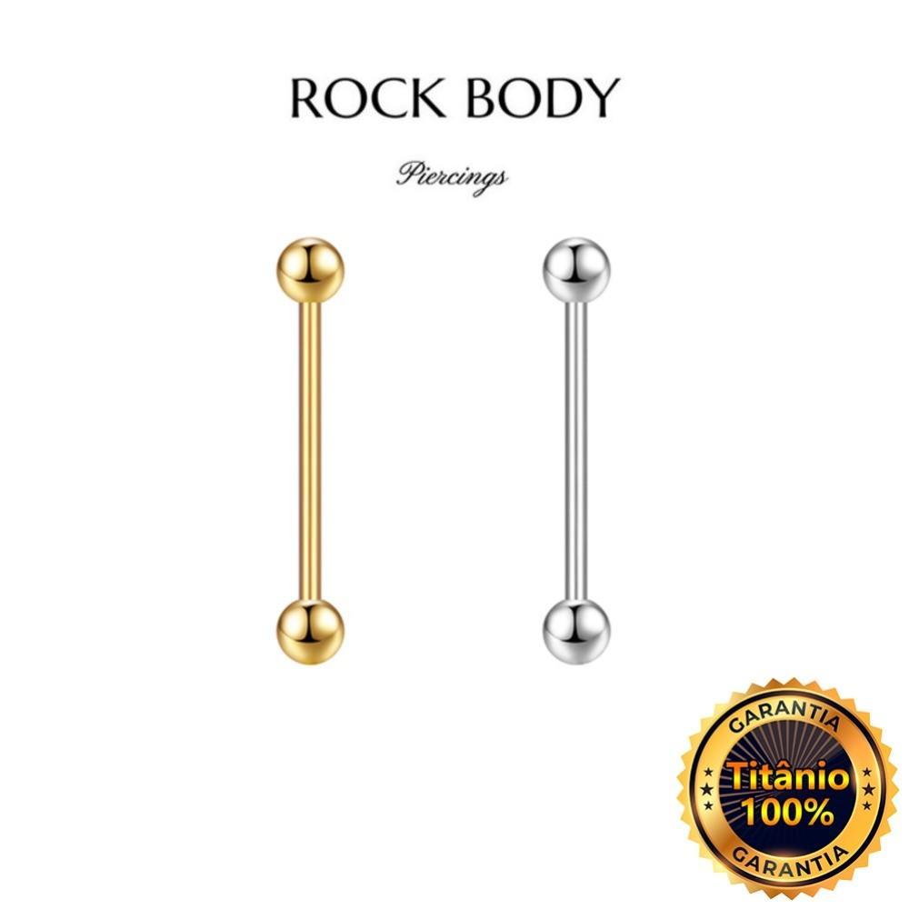 Piericng Minibarbell Titânio | Helix, Flat, Conch, Tragus, Lóbulo e Outros