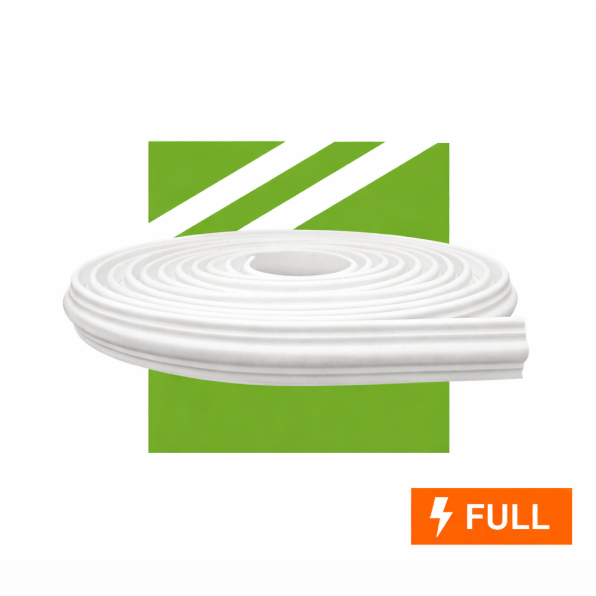 Roda Meio Autocolante Flexível EVA 3,8cm 10 Metros RM61