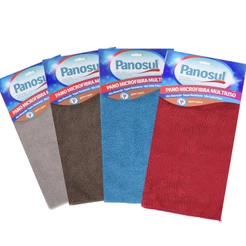 Kit 6 Panos De Microfibra Super Absorcao 50x70 Panosul