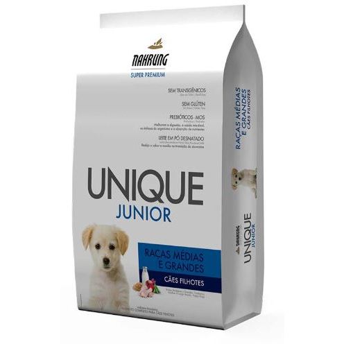 RAÇÃO UNIQUE JUNIOR CÃES FILHOTES 2 KG