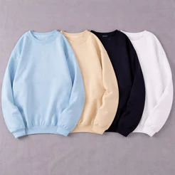 Moletom Flanelado Unissex Blusa de Frio Quentinha Gola Careca (Redonda) Masculino e Feminino 100% algodão