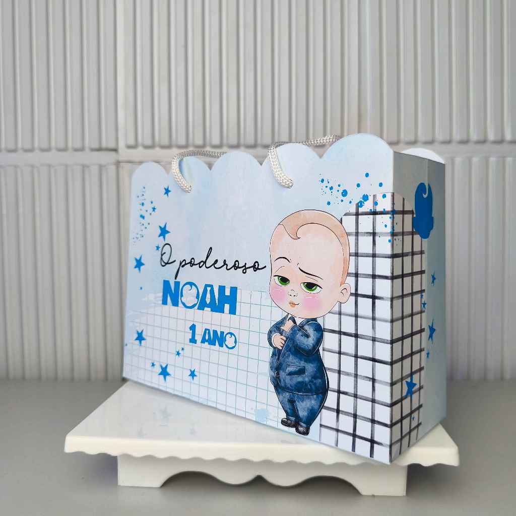 Sacolinha Personalizada PEGUE E MONTE Poderoso Chefinho Lembrancinha Festa infantil sacolinha surpresa