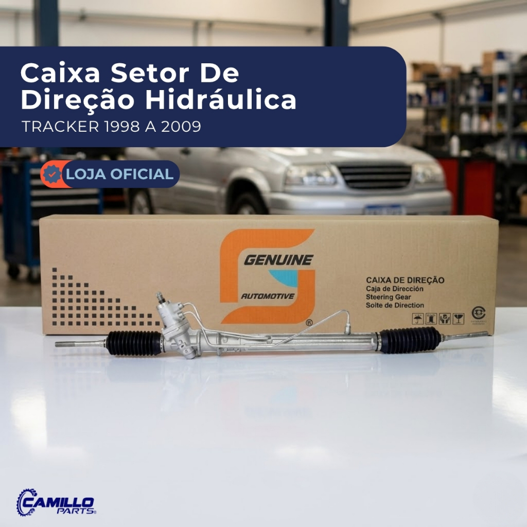 Caixa Setor Direção Hidráulica Tracker 1998 a 2009 Grand Vitara 1998 a 2003 Nova
