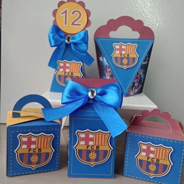 kit festa Barcelona personalizado/lembrancinha Personalizada Barcelona/PEGUE E MONTE