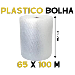 Plástico Bolha 65cm x 100m - Para Mudança / E-commerce EMBALAGENS