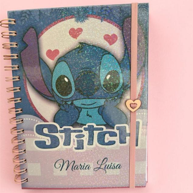 AGENDA ESCOLAR STITCH PERSONALIZADO