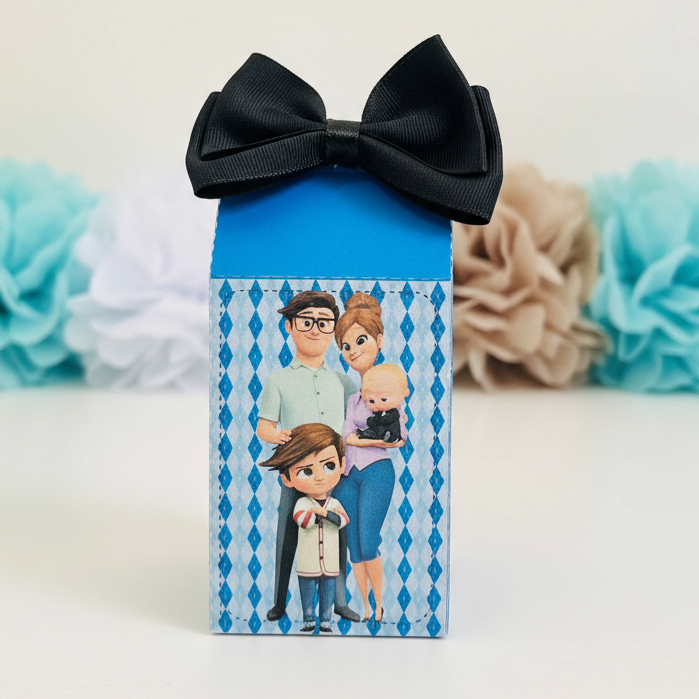 Kit Festa - 10 Caixas Milk Poderoso Chefinho - Lembrancinhas Personalizadas - Papelaria Personalizada