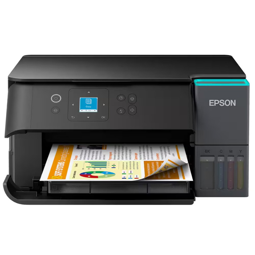 Impressora Multifuncional Epson Tanque de Tinta Ecotank L4360, Duplex Automática, Colorida, Wi-Fi, USB, Bivolt - Preta