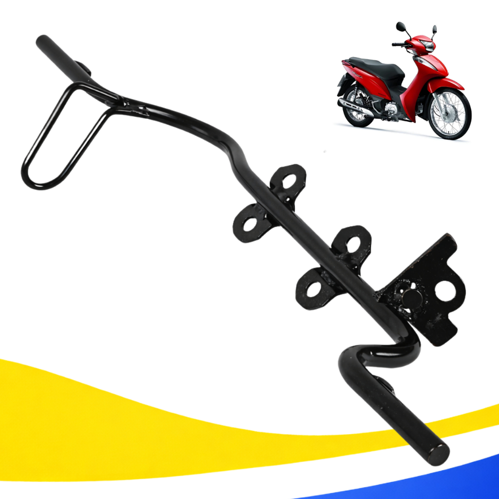 Estribo Biz 110 Dianteiro Aço Maciço Pedaleira Reforçada Moto Honda em Oferta na Shopee