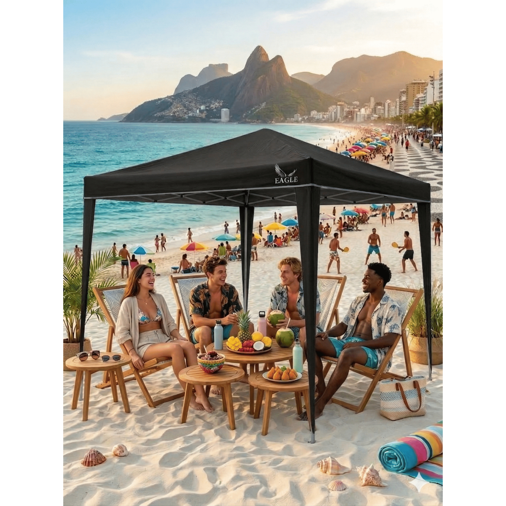 Gazebo/Tenda 3x3m sanfona dobrável Eagle linha Premium Reforçado