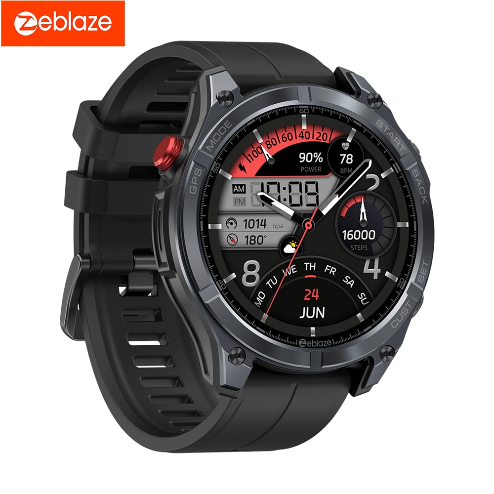 Zeblaze Stratos 4 Relógio Inteligente com GPS tela AMOLED de 1,43 Polegadas e Design à Prova d'água em Oferta na Shopee