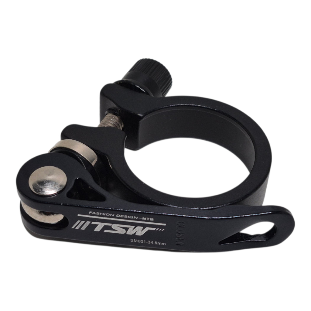 Abraçadeira Tsw 34,9mm c/ Blocagem Compatível com Canote 31,6mm