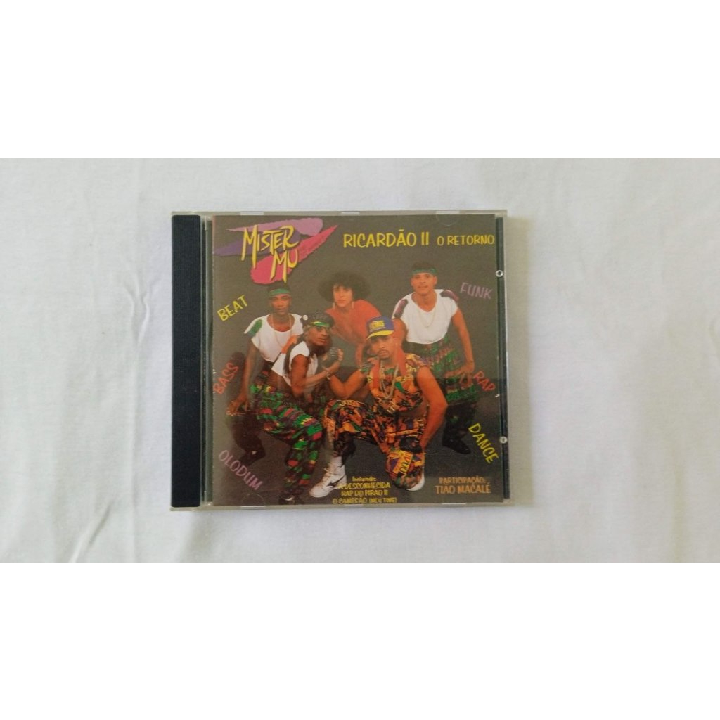Cd Mister Mu A Desconhecida 1993 (Funk Antigo)