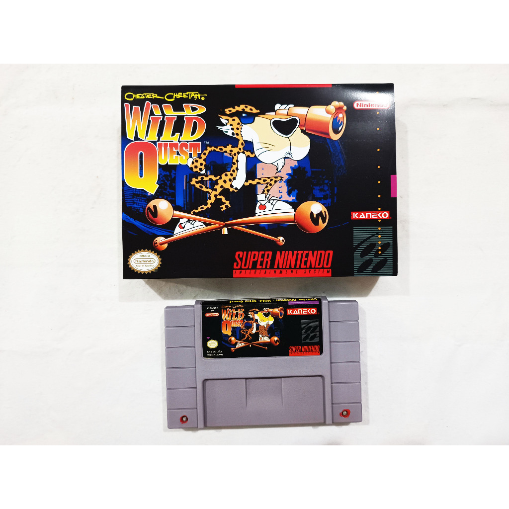 Chester Cheetah Wild Wild Quest Original Super Nintendo Snes