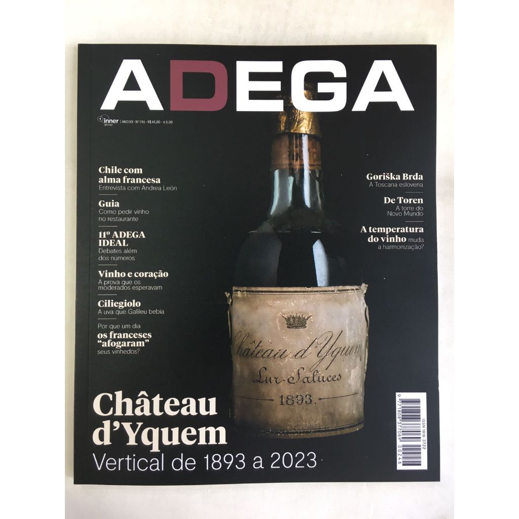 Revista Adega 246 abril 2026 Chanteau D'yquem