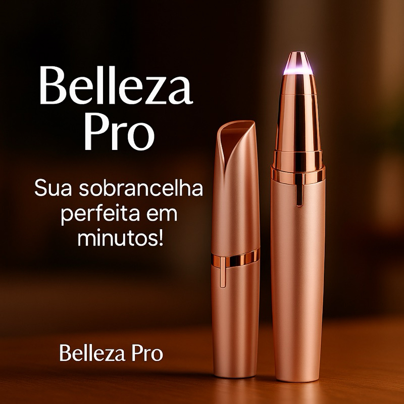 Caneta Depiladora Sobrancelha Indolor Portátil USB Hipoalergênica em Oferta na Shopee