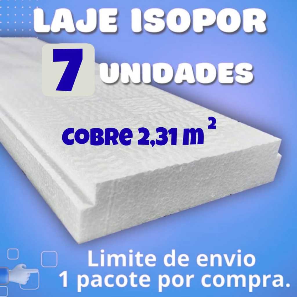 7 placas placa de isopor para laje teto casa 33x100x7cm elevação de piso