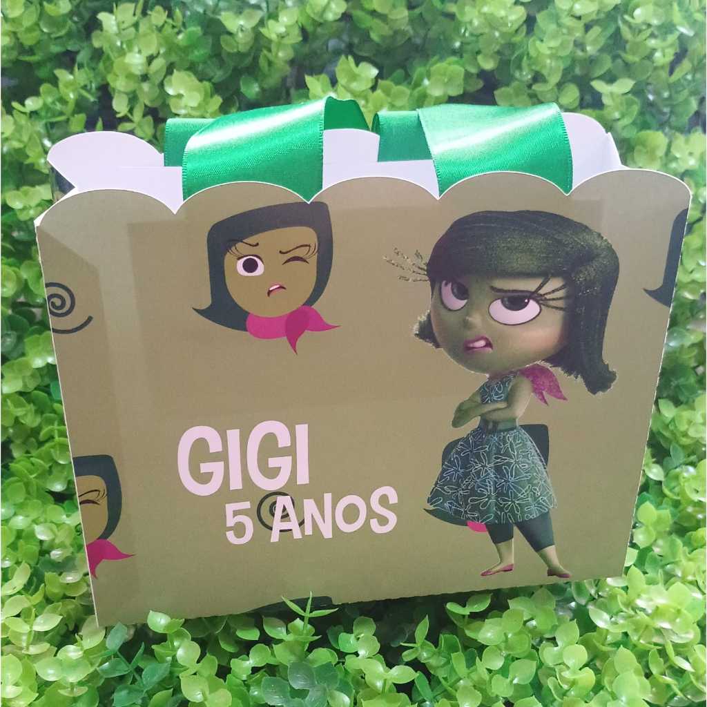 Sacolinha Personalizada Divertidamente Nojinho Festa Infantil | Lembrancinha Aniversário | Fazemos Qualquer Tema